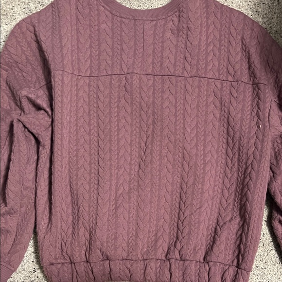 a new day Mauve Knit Sweater - Picture 3 of 4